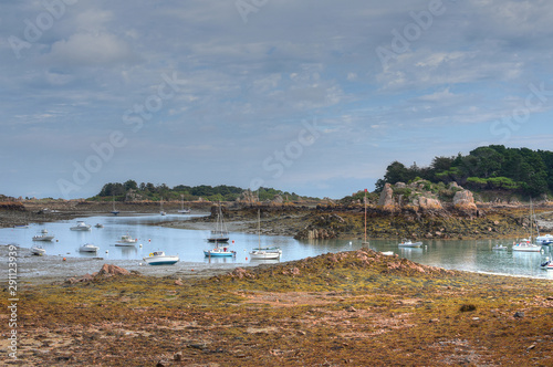 Foto ile de brehat a maree basse