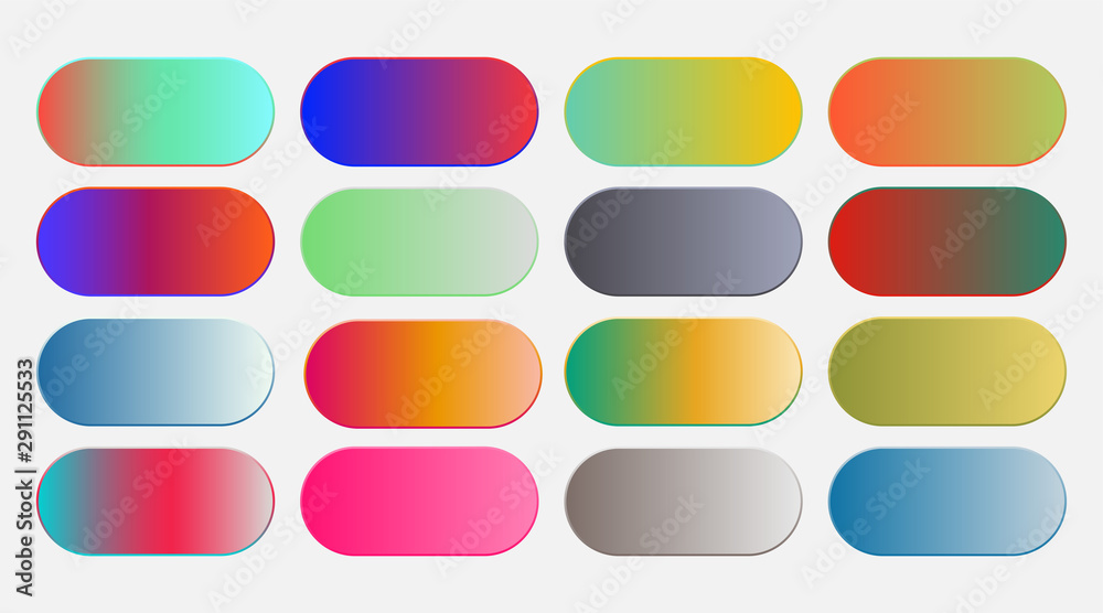 abstract vibrant colorful gradient swatches big set abstract vibrant colorful gradient swatches big set