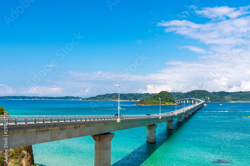 夏の角島大橋（山口県）