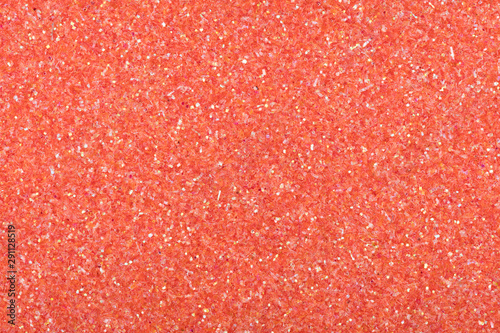 Glitter background for your personal design, Christmas texture in coral tone.