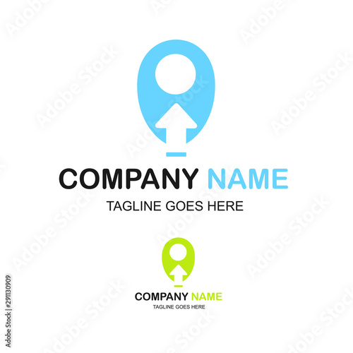 Free Download pointer logo.vector logo template - GFXLoad