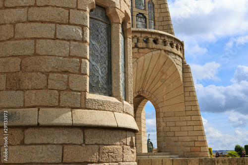 Astorga,Spain,4,2015;Episcopal palace neo-gothic building built between 1889 and 1915 photo