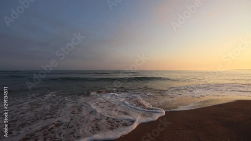Sun set on the beach 