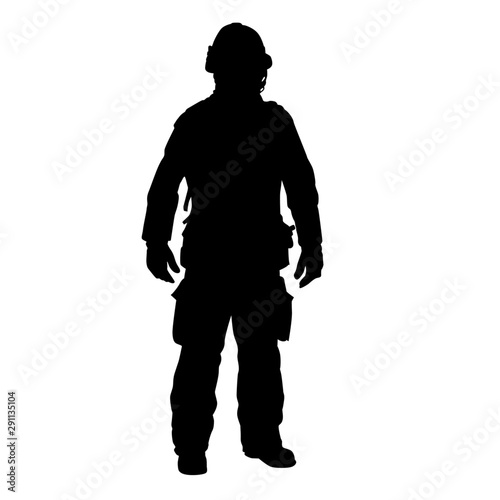 Fireman Silhouettes
