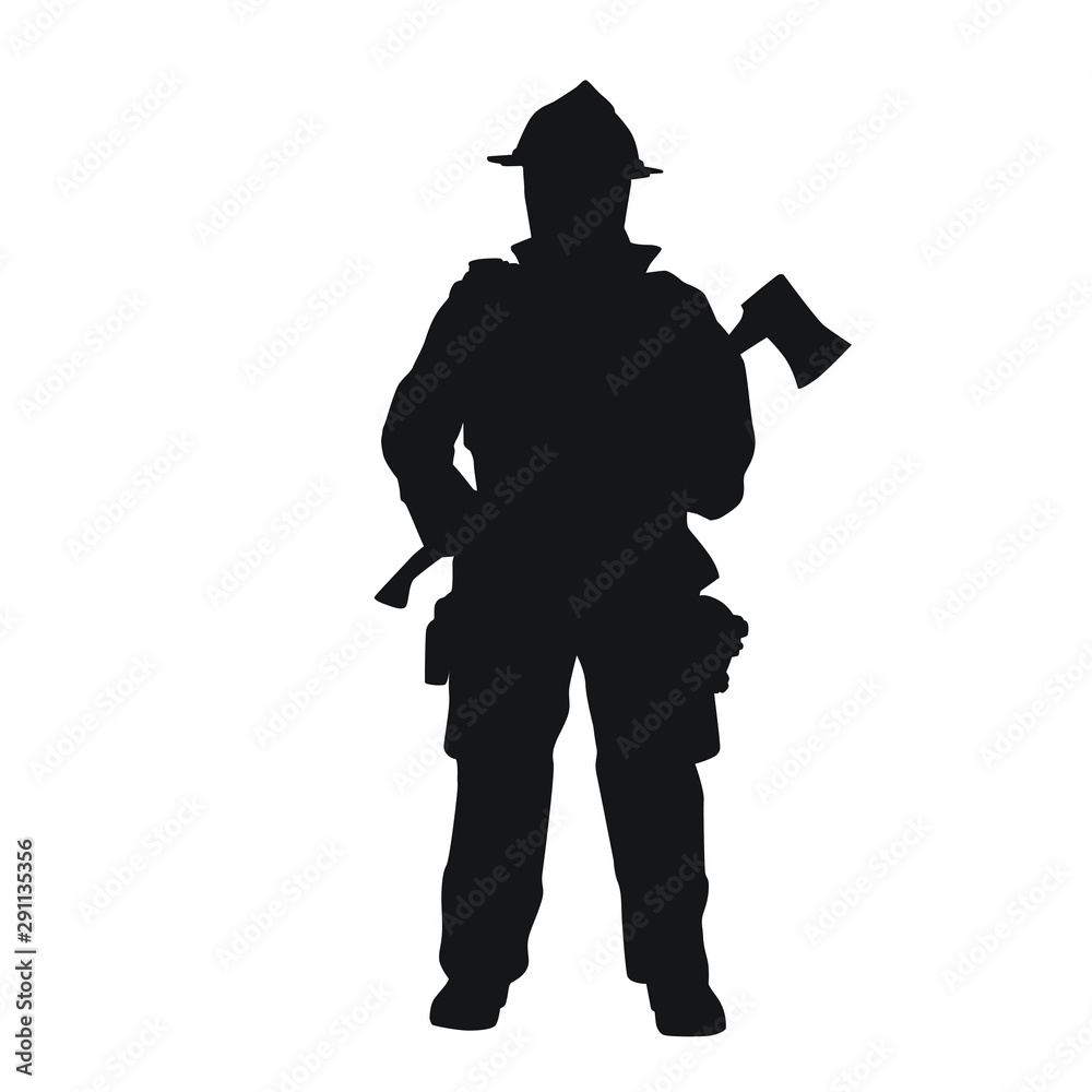 Fireman Silhouettes