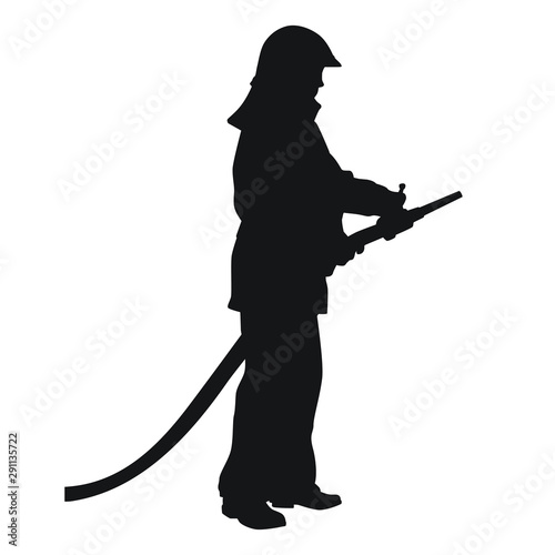 Fireman Silhouette