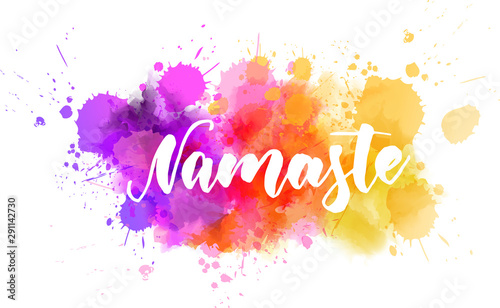 Namaste lettering
