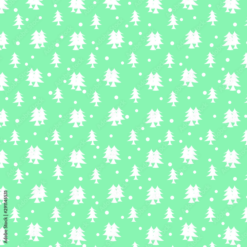 seamless pattern of pine trees green background seamless pattern of pine trees green background