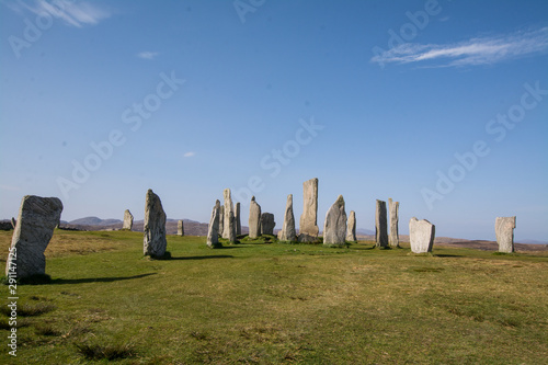 Mystic stone circle of Callanish, Isle of Lewis, Outer Hebrides