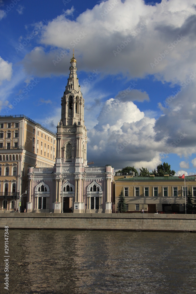 Naklejka premium Russian church in Moscow