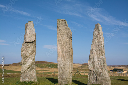 Mystic stone circle of Callanish, Isle of Lewis, Outer Hebrides