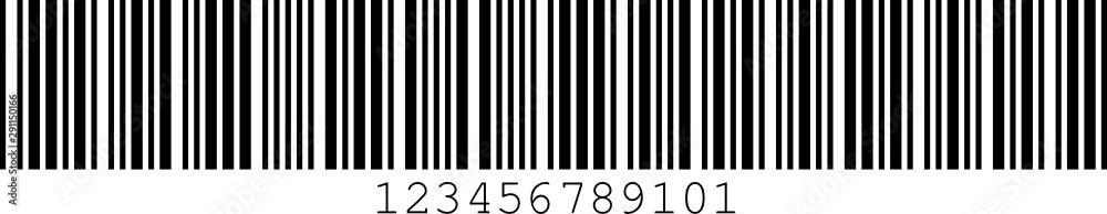 Code 39 Include Checksum Barcode Standard Stock Vector 