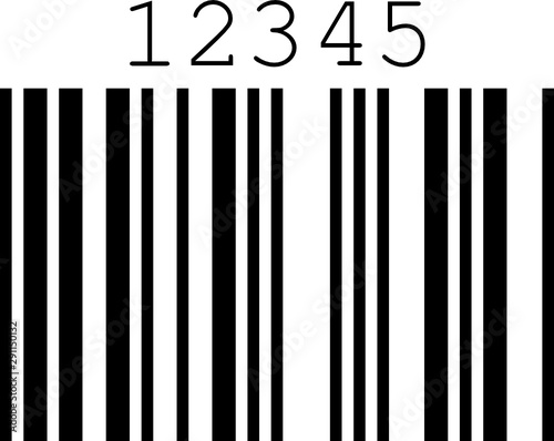 UPC Extension 5 Digits Barcode Standard