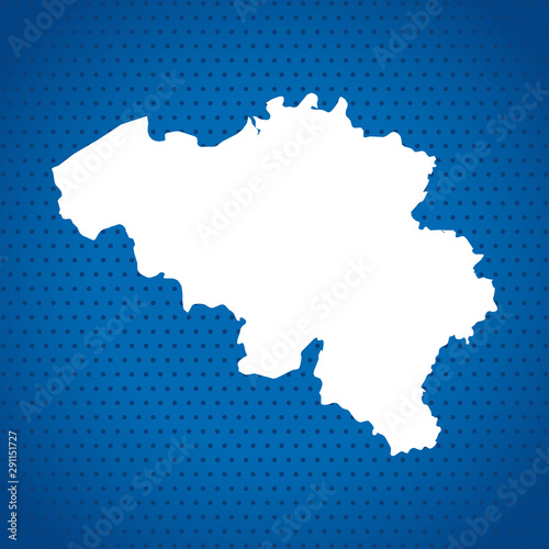 map of Belgium