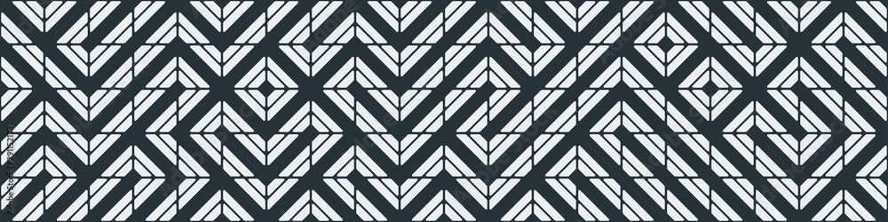 Fototapeta premium Truchet Random Pattern Generative Tile Art background illustration