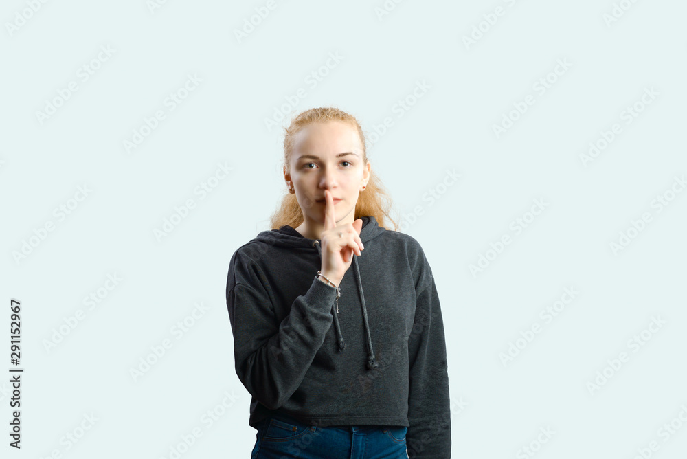 portrait happy young woman isolated portrait happy young woman isolated