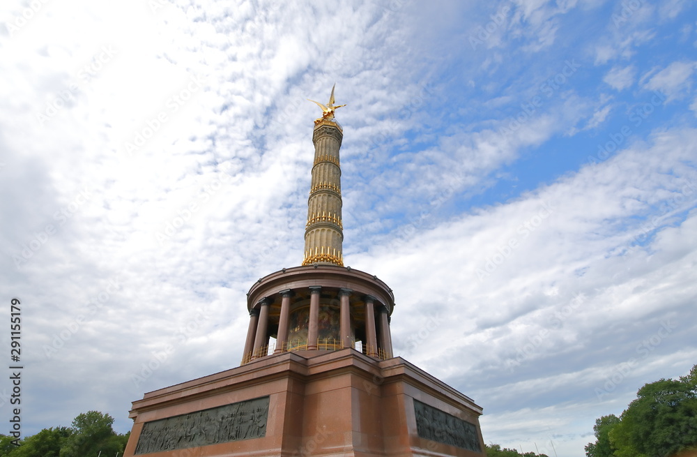 Victory Column historical monument tower Berlin Germany