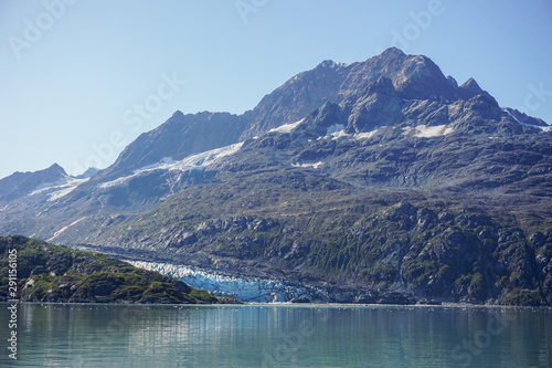 Glacial landscape of Glacier Bay National Park, Southeast Alaska