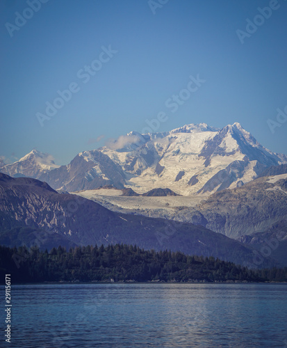 Mountainous landscape of Glacier Bay National Park, Alaska