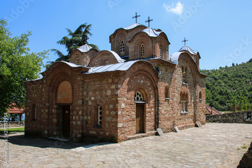 The Church of St. Panteleimon in Gorno Nerezi, North Macedonia, Byzantine orthodox church