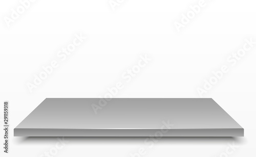 Realistic 3d Light Box with platform background for design performance, show, exhibition. Vector illustration of Lightbox Studio Interior. Podium with spotlights.