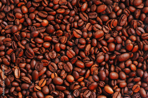 Coffee beans studio shooting
