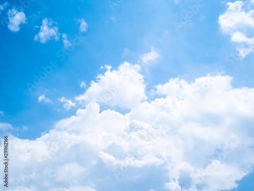Blue Sky with white clouds background