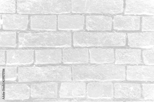 Abstract background of white and gray brick wall