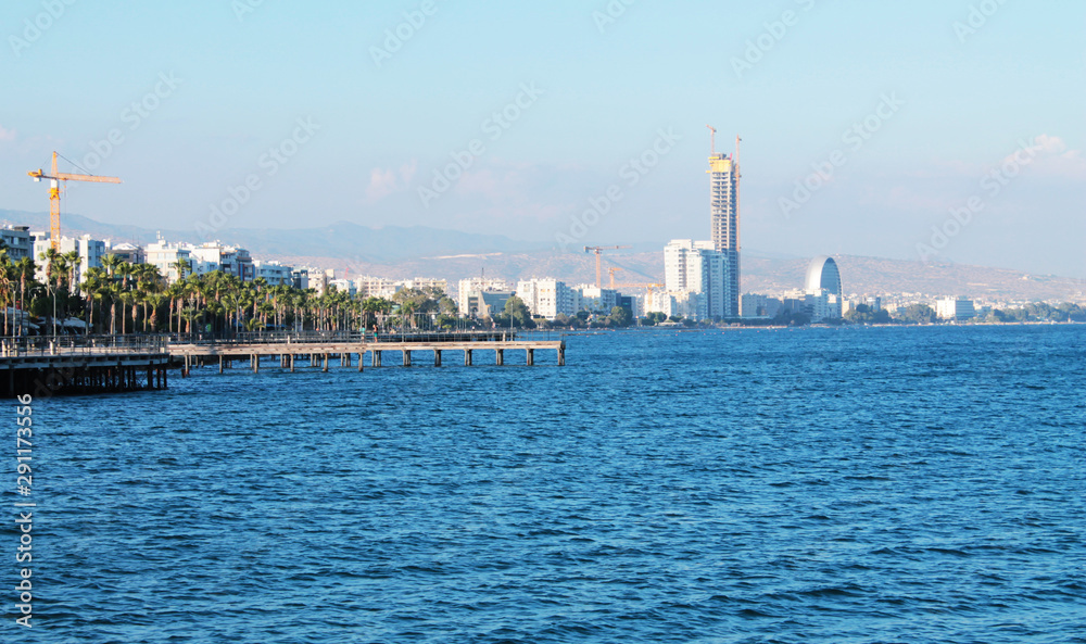 Limassol - view from the sea.