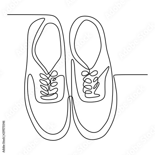 Continuous one line drawing...