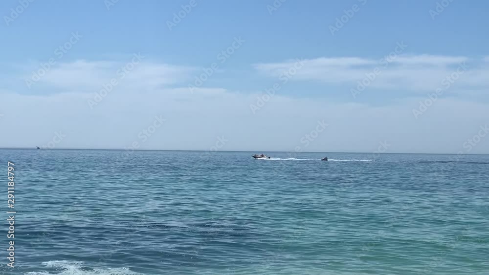 sea and sky with boats sea and sky with boats
