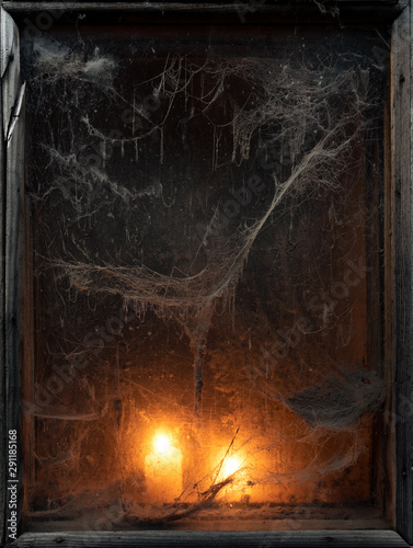 Obraz na plátně Spooky halloween background