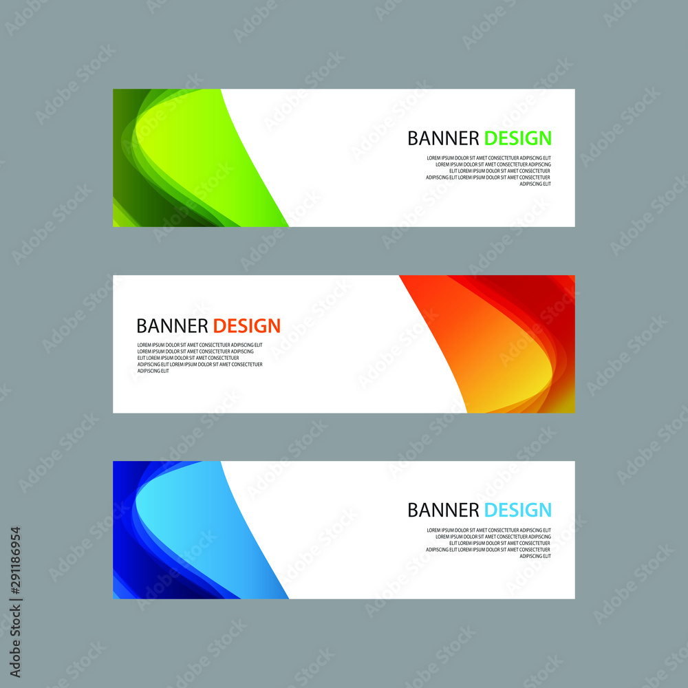 Fototapeta premium Vector Abstract design banner web template