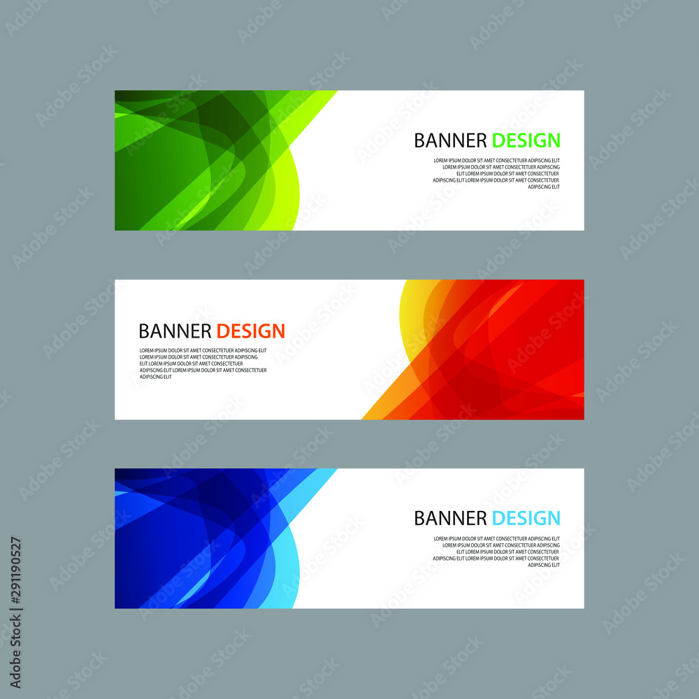 Vector Abstract design banner web template