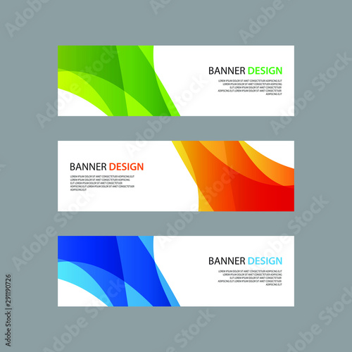 Vector Abstract design banner web template