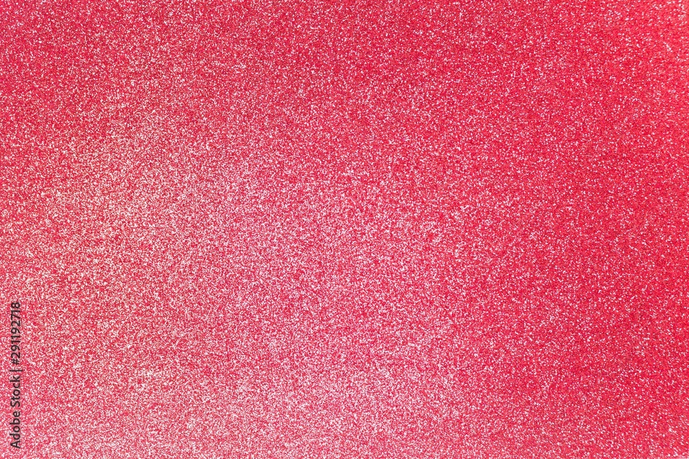 Fototapeta premium Red glitter shiny texture background for christmas, Celebration concept.