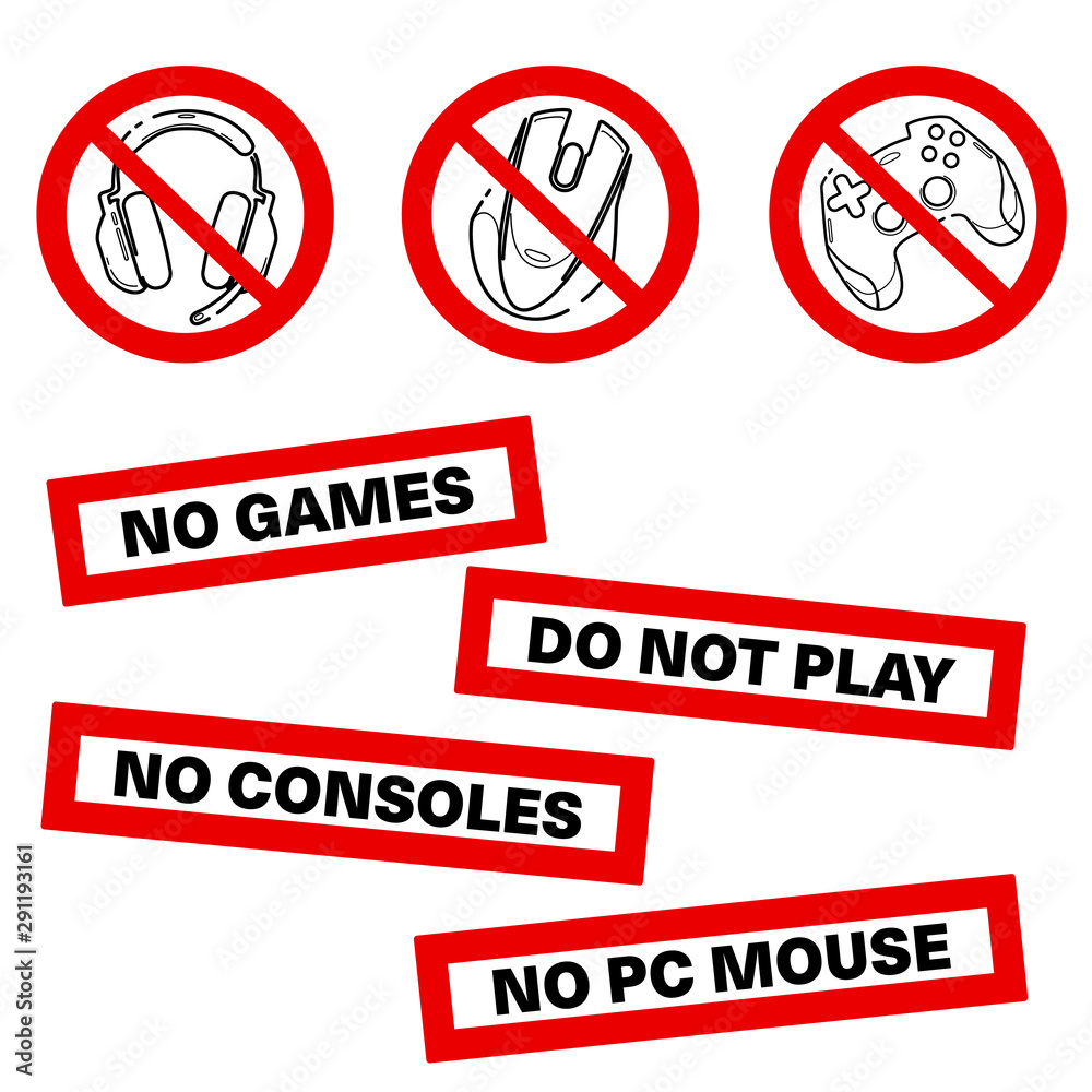 Stickers I can not I have gaming