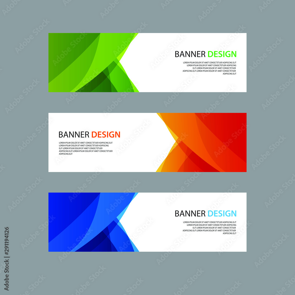 Vector Abstract design banner web template