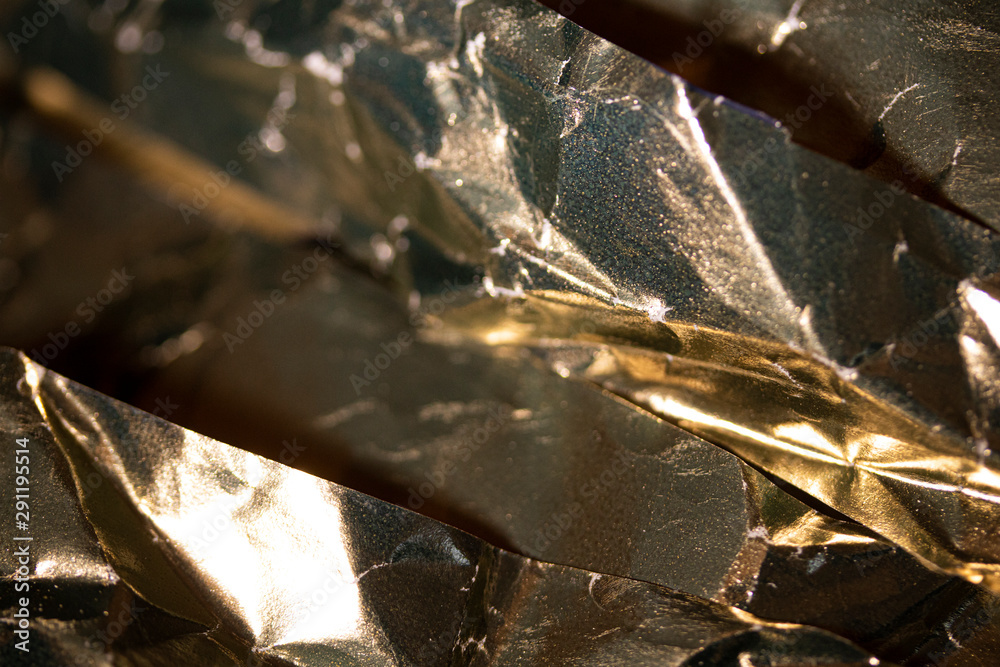 Abstract Shiny Paper Multicolour Glowing Sci-fi Cut Up Background in Gold Abstract Shiny Paper Multicolour Glowing Sci-fi Cut Up Background in Gold