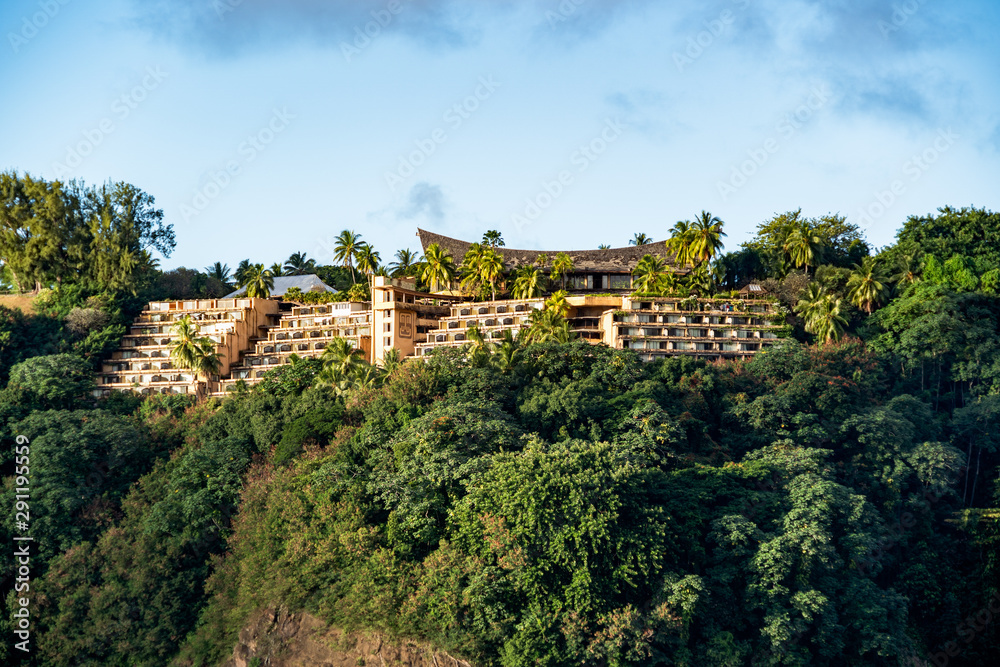 Hotel on a cliff