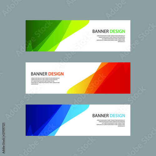 Vector Abstract design banner web template