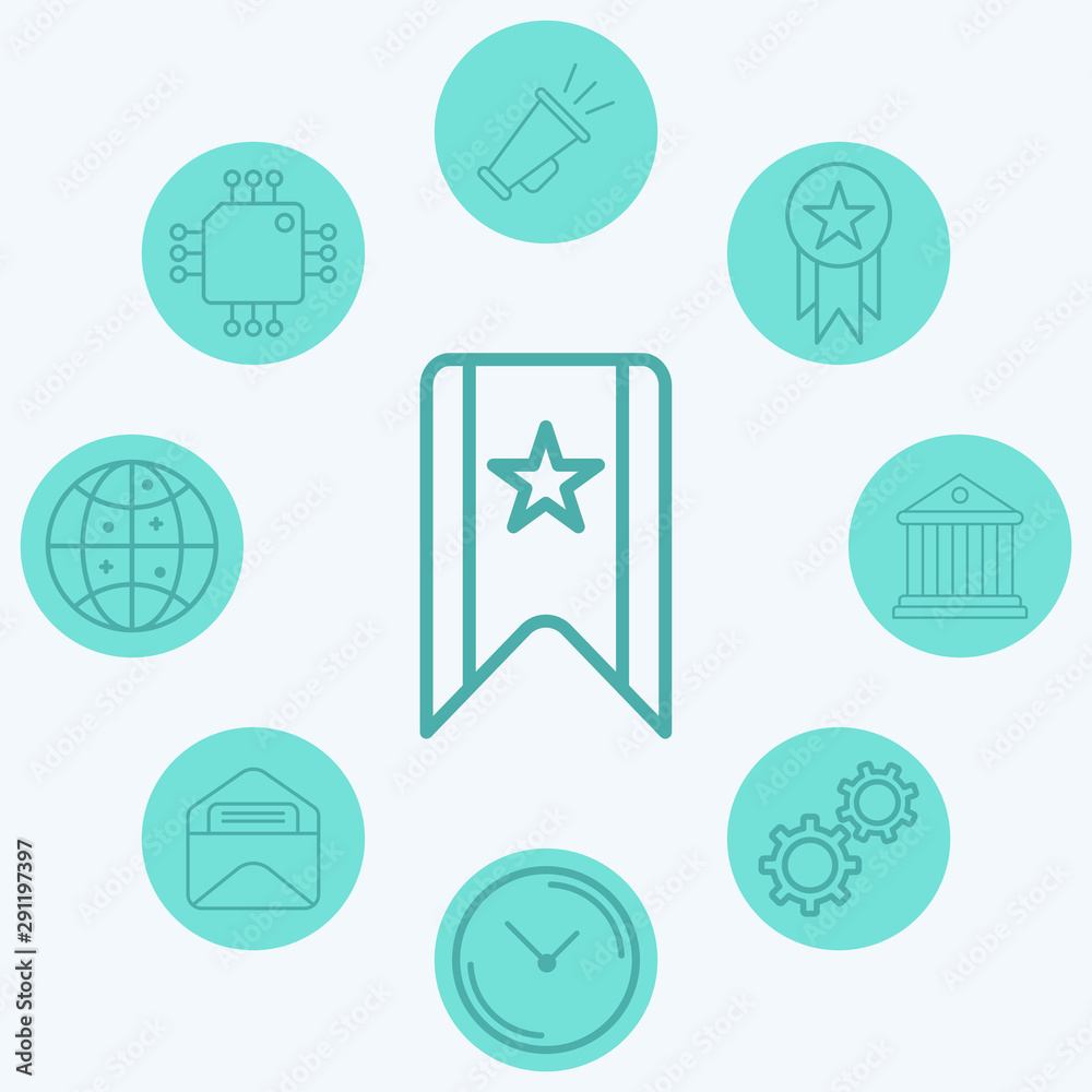 Bookmark vector icon sign symbol Bookmark vector icon sign symbol