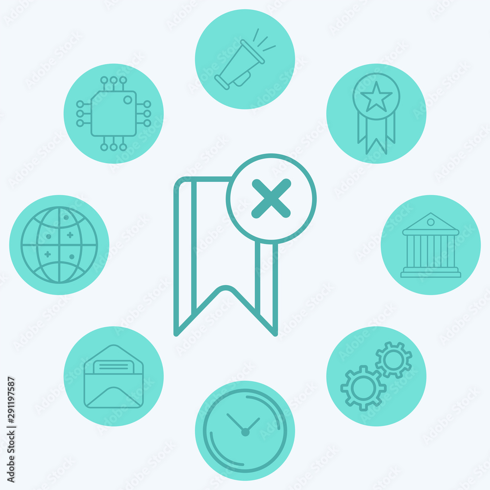 Bookmark vector icon sign symbol Bookmark vector icon sign symbol