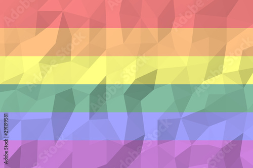 Digitally generated abstract lgbt rainbow colored background