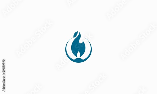 candle fire logo