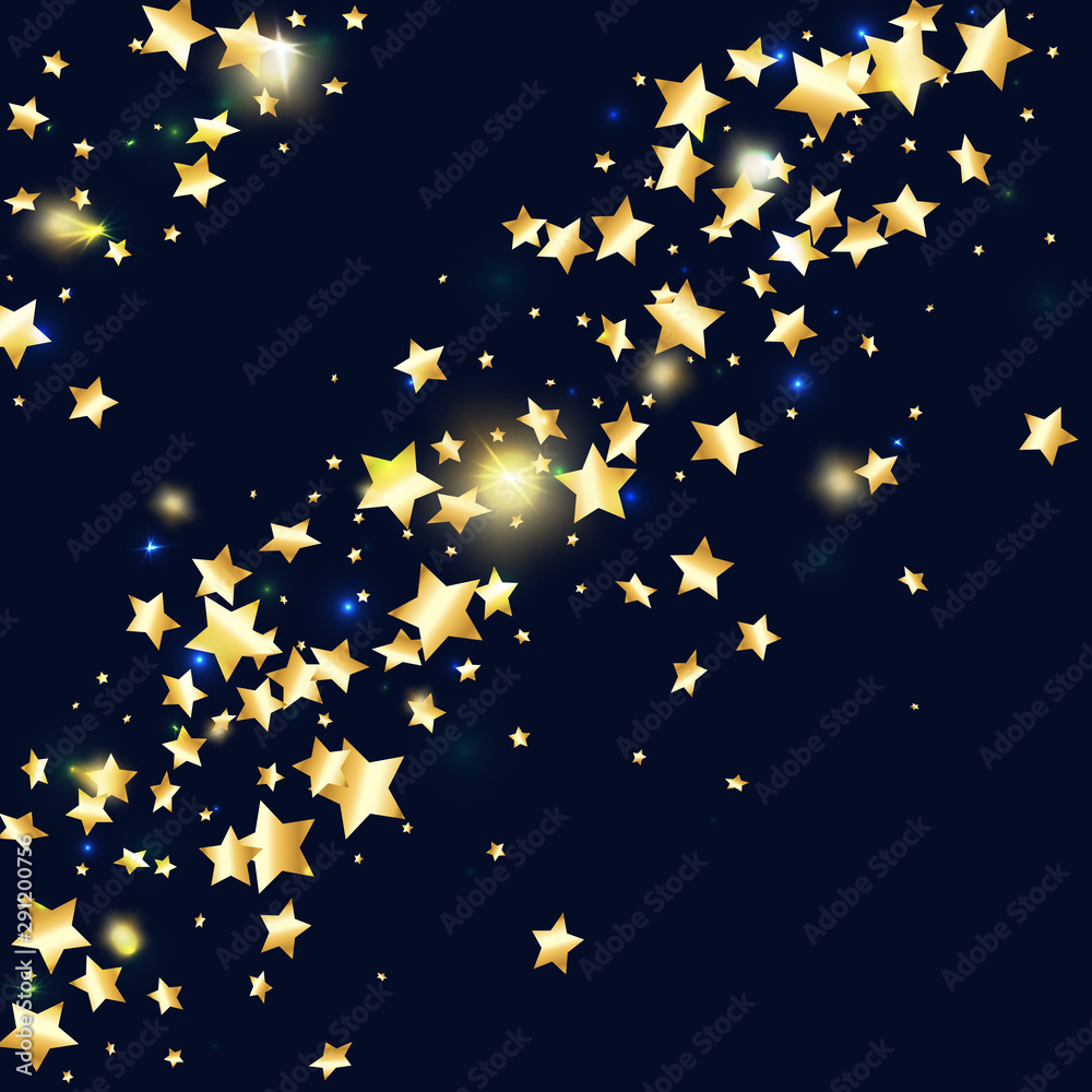 Star falling confetti background. Star falling confetti background.
