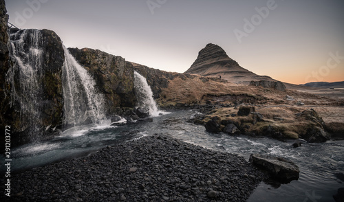 kirkjufell waterfall in Snæfellsnes peninsula