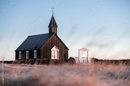 The Black Church of Budir in Iceland