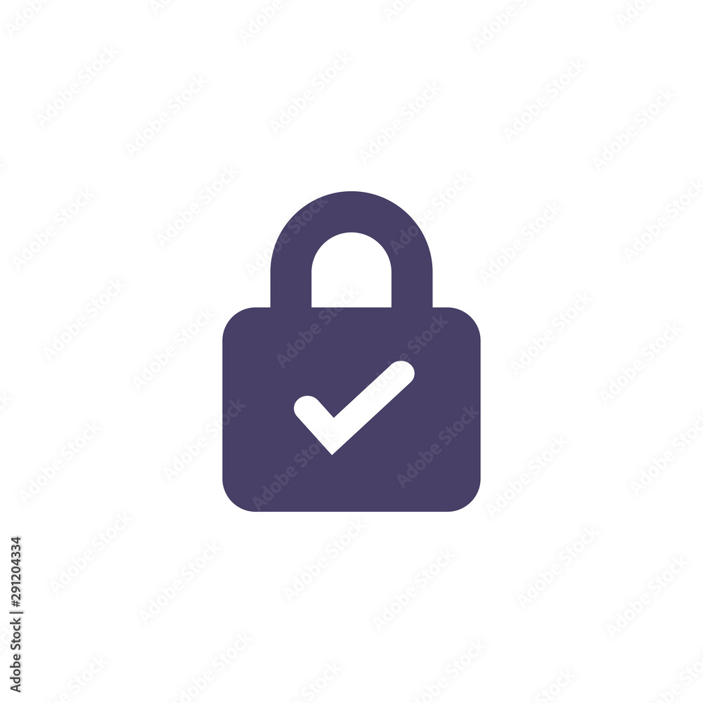 Lock icon. Black vector icon of lock on white background. Vector illustration, EPS10. Lock icon. Black vector icon of lock on white background. Vector illustration, EPS10.