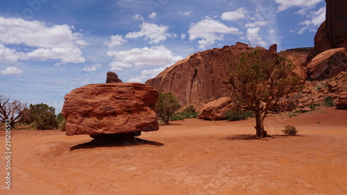 Scenic Balanced Rock - Monument Valley